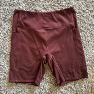 Cotton On Body High-Waisted Biker Shorts XL – Pocket Athletic Workout Shorts